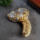 Фигура "Рог изобилия", гипс, золото-хром, 9х15х27см, фото 3