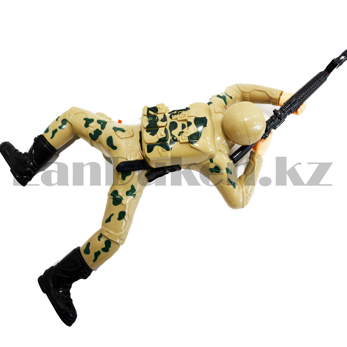 Игрушка солдат подвижная на батарейках со звуковыми и световыми эффектами Military force большой - фото 5 - id-p87466988
