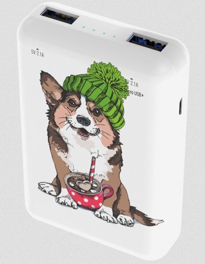 RITMIX RPB-10007 Зарядное устройство 10 000 mAh Power bank Corgi - фото 1 - id-p87472971