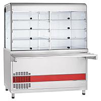Прилавок-витрина холодильный ABAT «Аста» ПВВ(Н)-70КМ-С-01-ОК