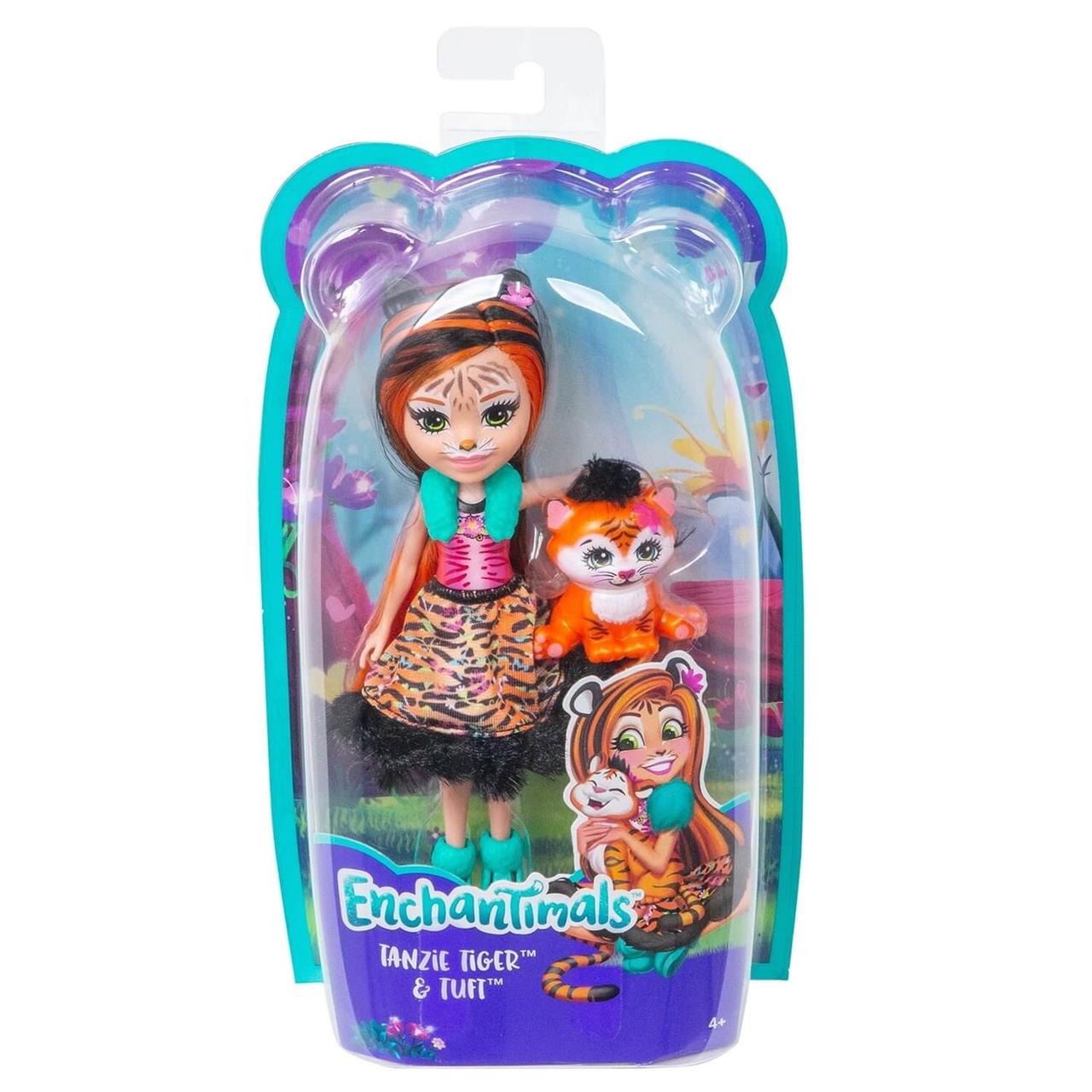 Энчантималс Enchantimals кукла с питомцем Тензи Тигра И Тафт