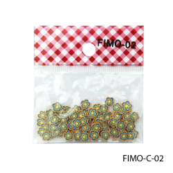 FIMO-C-02Фигурки FIMO в форме зеленых цветочков. - фото 1 - id-p87486286