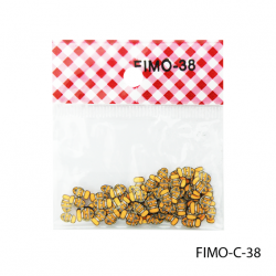 FIMO-C-38Фигурки FIMO в форме рыбок желто-оранжевого цвета - фото 1 - id-p87486292