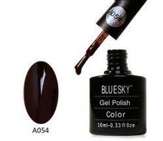 Гель-лак «Bluesky»  A054 Темно-коричневый 10ml.
