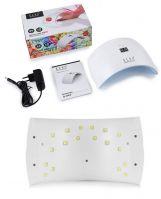 Лампа UV/LED Plus с цифровым таймером 36 ватт перламутр (белый внутр. корпус) Elsa Professional