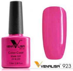#923 Гель-лак "Venalisa" розовый сочный 7,3ml.