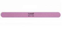 Профессиональная пилка для искусственных ногтей (розовая, закругленная, 100/100) №4723 Runail Professional