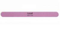 Профессиональная пилка для искусственных ногтей (розовая, закругленная, 150/180) №4725 Runail Professional