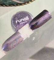 Зеркальная пыль для втирки с шиммером Runail professional (светло-фиолетовый) 1,5гр