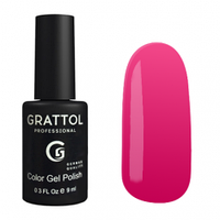 GTC128 Гель-лак Grattol Color Gel Polish - Hot Pink 9мл.