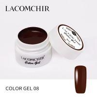 Цветной гель №08 шоколад Lacomchir 8мл.