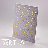 3D наклейка LETTERS #364 розовое золото ART-A, фото 2