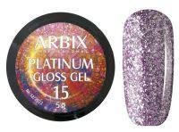 Гель-лак Arbix Platinum Gloss Gel 15, 5гр.