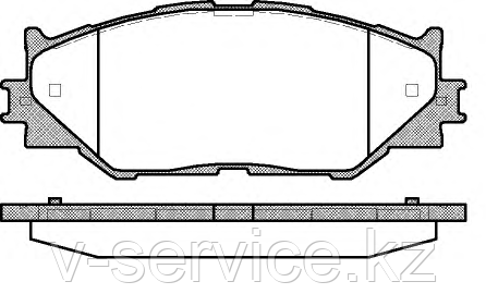 Тормозные колодки REMSA     1201.00-AF