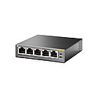 Коммутатор, TP-Link, TL-SG1005P, 5-портовый гигабитный настольный коммутатор с 4 портами PoE