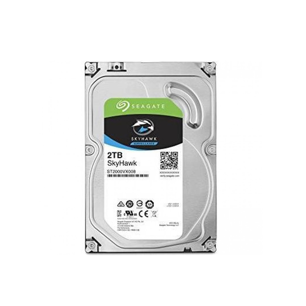 Жесткий диск внутренний Seagate Sky Hawk ST2000VX008 (2Тб (2000Гб), HDD, 3,5 , Для видеонаблюдения, SATA) - фото 1 - id-p47133808