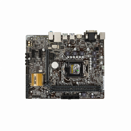 Материнская плата Asus H110M-PLUS (Micro-ATX, LGA1151, Intel H110, 2 x DDR4, 32 Гб) H110M-PLUS