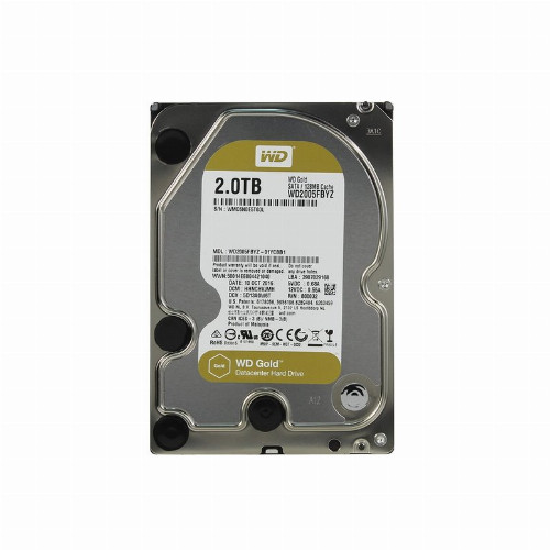 Жесткий диск внутренний Western Digital (WD) GOLD (2Тб (2000Гб), HDD, 3,5″, Для серверов, SATA) WD2005FBYZ