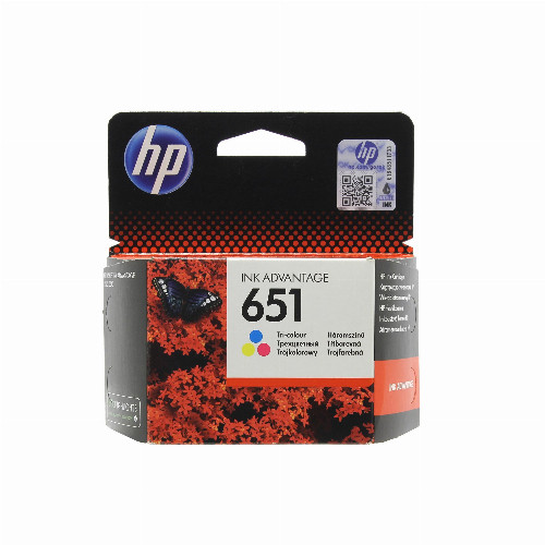 Струйный картридж HP 651 (Оригинальный, Цветной) C2P11AE - фото 1 - id-p45041626