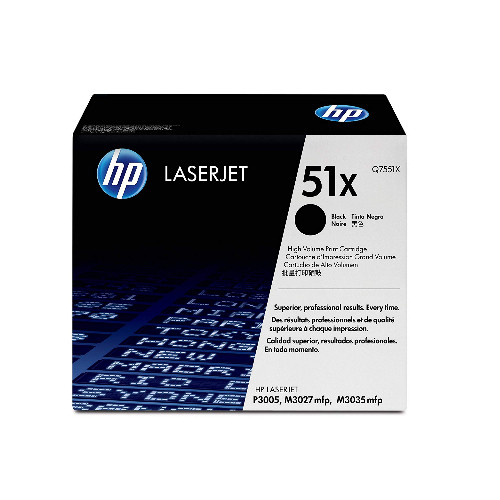 Лазерный картридж HP 51X (Оригинальный, Черный - Black) Q7551X - фото 1 - id-p45042204