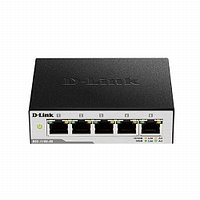 Коммутатор D-link DGS-1100-05 (5 портов, Настраиваемый EasySmart, Без Uplink портов, 10/100/1000 Мбит/с, Без
