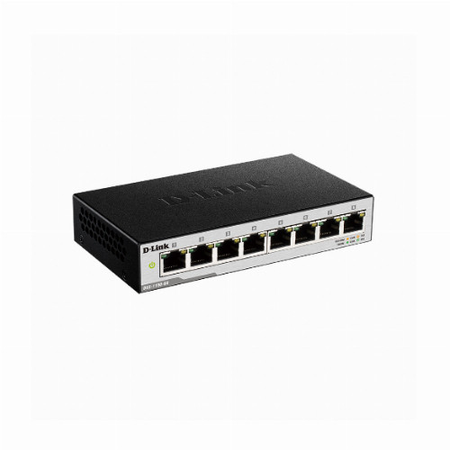 Коммутатор D-link DGS-1100-08/B1A (8 портов, Настраиваемый EasySmart, Без Uplink портов, 10/100/1000 Мбит/с,