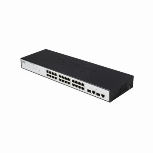 Коммутатор D-link DES-1026G/E1A (24 порта, Неуправляемый, 10/100/1000 Мбит/с, 2 комбо 100/1000Base-T/SFP,