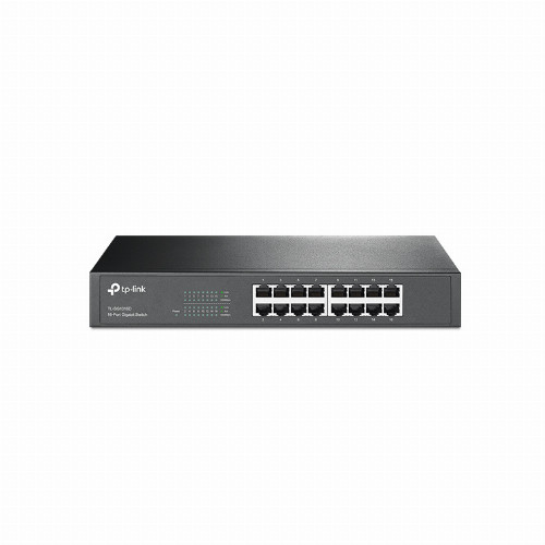 Коммутатор TP-Link TL-SG1016D (16 портов, Неуправляемый, Без Uplink портов, Без Uplink портов, 10/100/1000 - фото 1 - id-p44802670