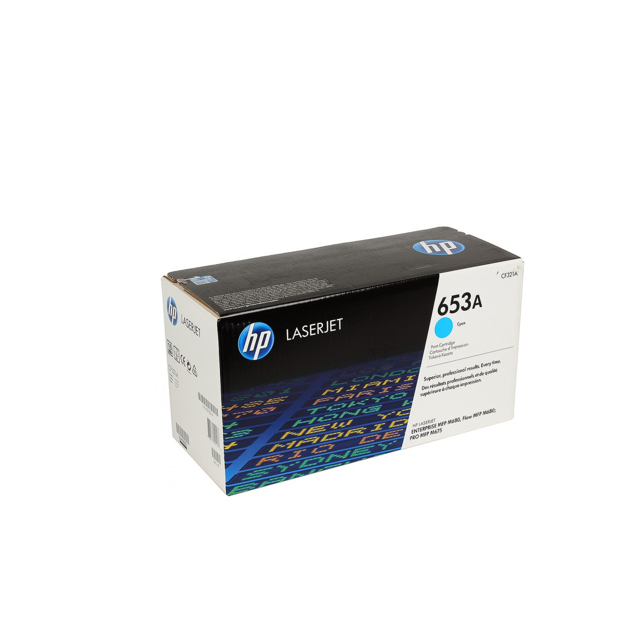 Лазерный картридж HP 653A (Оригинальный, Голубой - Cyan) CF321A - фото 1 - id-p45041881