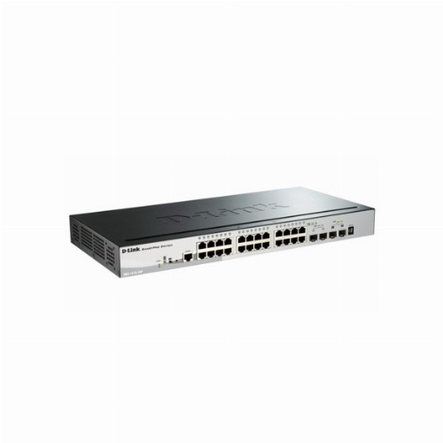 Коммутатор D-link DGS-1510-28P/A1A (24 порта, Настраиваемый SmartPro уровня 2+, 10/100/1000 Мбит/с, 2 порта