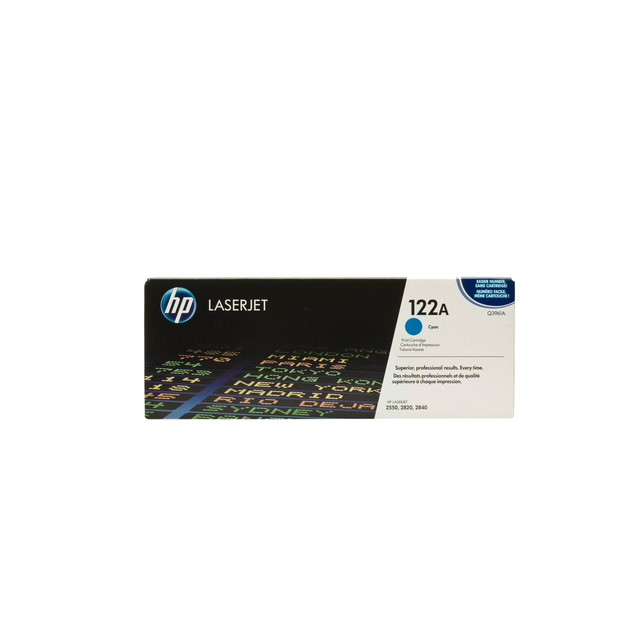 Лазерный картридж HP 122A (Оригинальный, Голубой - Cyan) Q3961A