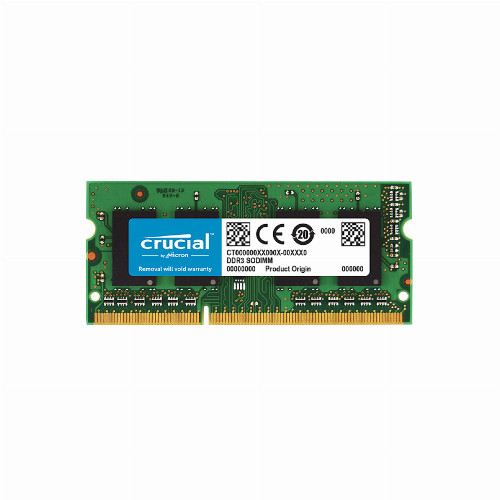 Оперативная память (ОЗУ) Crucial CT51264BF160B (4 Гб, SO-DIMM, 1600 МГц, DDR3, non-ECC, Unregistered) - фото 1 - id-p47134796