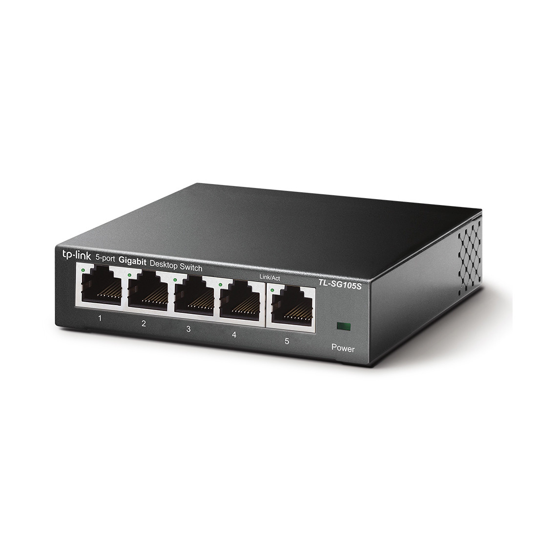 Коммутатор, TP-Link, TL-SG105S, Настольный, 5 портов 10/100/1000M RJ45, Auto-MDI/MDIX