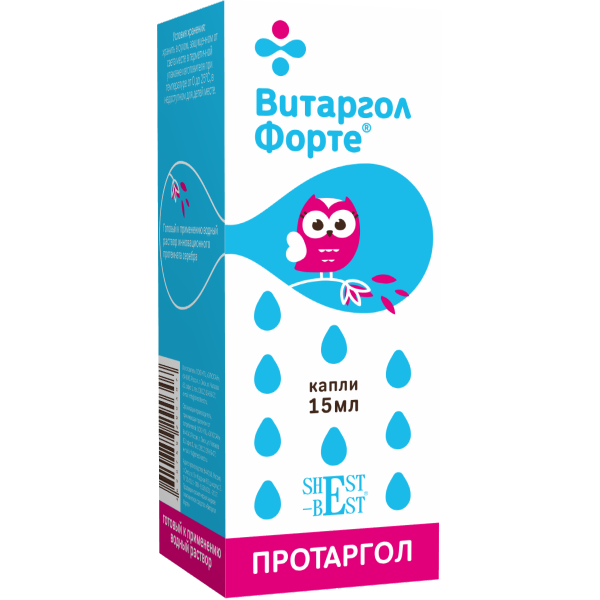 Витаргол-форте Капли 15мл.(протаргол)