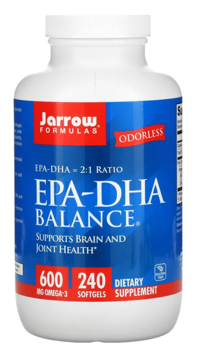 Jarrow Formulas, EPA-DHA Balance, 240 капсул