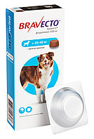 Bravecto, Бравекто жевательная таблетка для собак весом 20-40кг., 1000мг