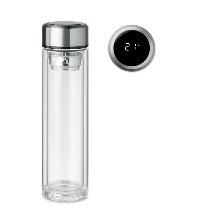 Бутылка из стекла с двойными стенками, POLE GLASS - фото 1 - id-p87510840