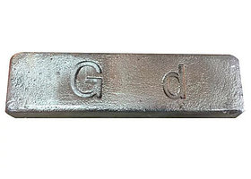 Гадолиний металлический ГдМ-1 ТУ 48-4-210-72 слиток