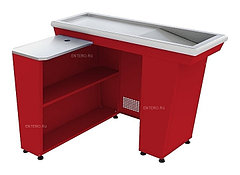 Кассовый бокс Марихолодмаш КБ-1,5-1Н одинарный накопитель (красный)