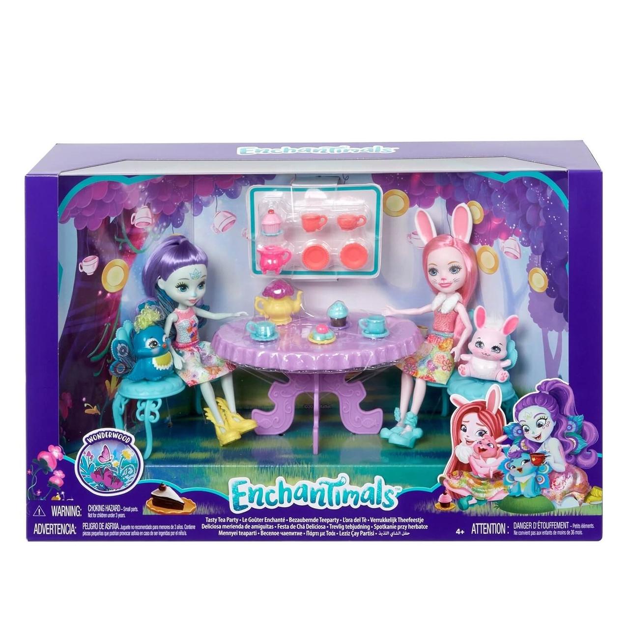 Энчантималс набор игровой Чаепитие Пэттер Павлины и Бри Кроли Enchantimals GLD41