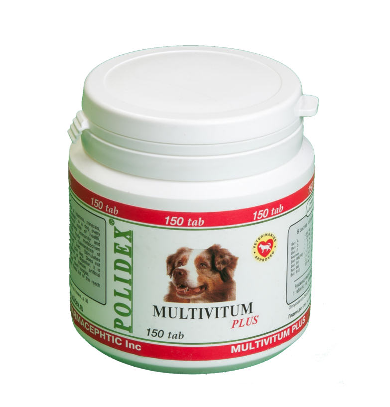 Витамины для собак и щенков Polidex Multivitum Plus - фото 1 - id-p87531872
