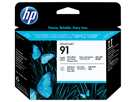 HP C9463A Печатающая головка черная фото и светло-серая HP 91 для Designjet Z6100 серии - фото 1 - id-p10490509