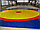 Ковер борцовский трехцветный (покрышка) 10м х 10 м соревновательный, фото 2