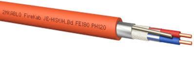 JE-H(St)H...Bd (SI) FE-180 PH120 1*2*0,8+0,8mm кабель для пожарной сигнализации, фото 2