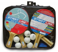 Набор: 4 Ракетки Level 100, 6 Мячей Club Select, Сетка с креплением, упаковано в сумку на молнии с ручкой
