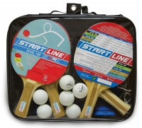 Набор: 4 Ракетки Level 100, 6 Мячей Club Select, Сетка с креплением, упаковано в сумку на молнии с ручкой - фото 1 - id-p10492364