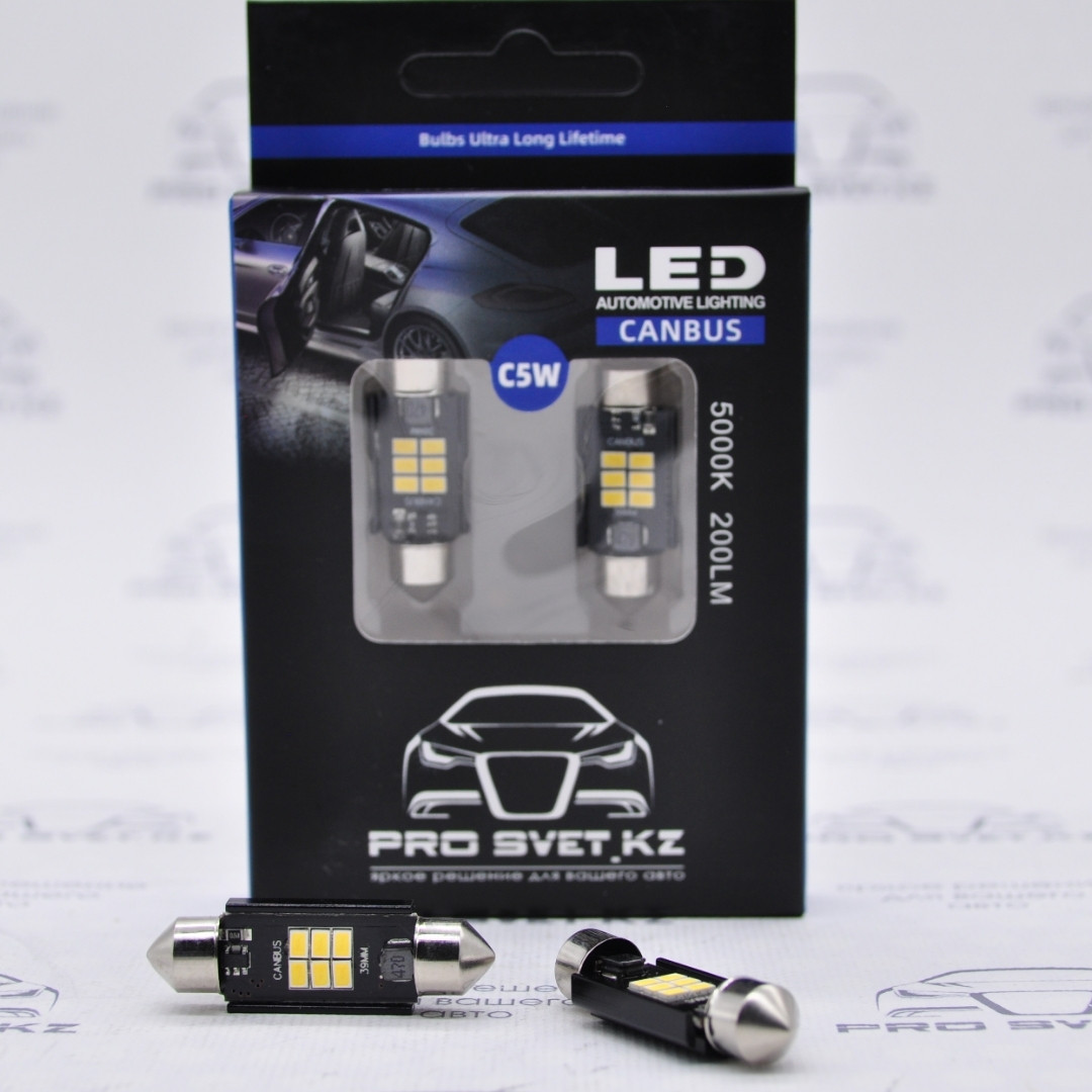 Светодиодные лампы с обманкой K6 C5W C10W 31-36-39mm, фото 1