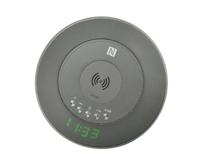 Беспроводная портативная Bluetooth колонка с функцией беспроводной зарядки, модель JY-32C серый - фото 6 - id-p87617408