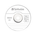 Диск CD-R, Verbatim, (43437) 700MB, 52х, 10шт в упаковке, Незаписанный