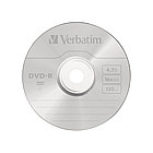 Диск DVD-R, Verbatim, (43522) 4.7GB, 16х, 25шт в упаковке, Незаписанный